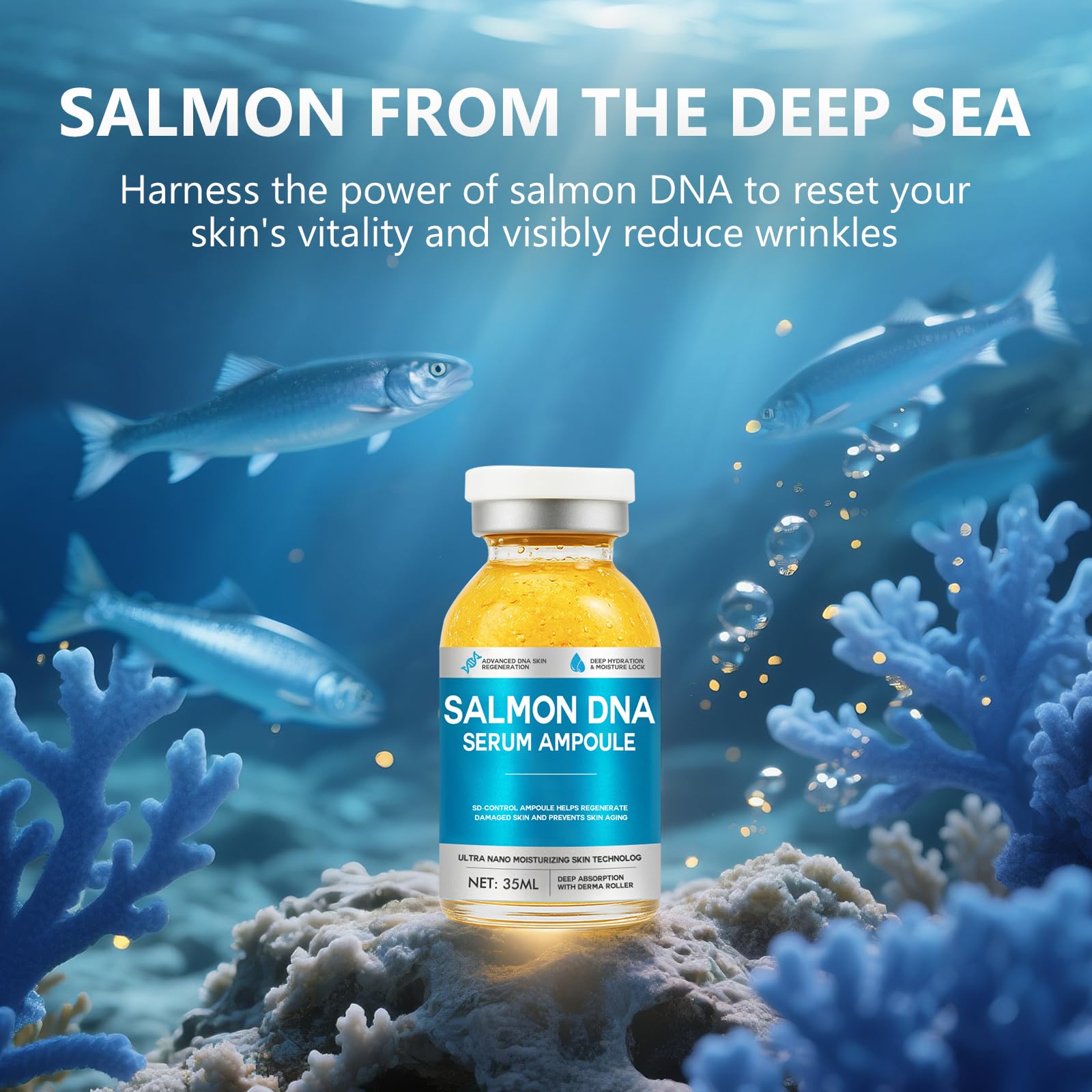 Amazon.com: Salmon DNA Ampoule - Hydrating Facial Serum with